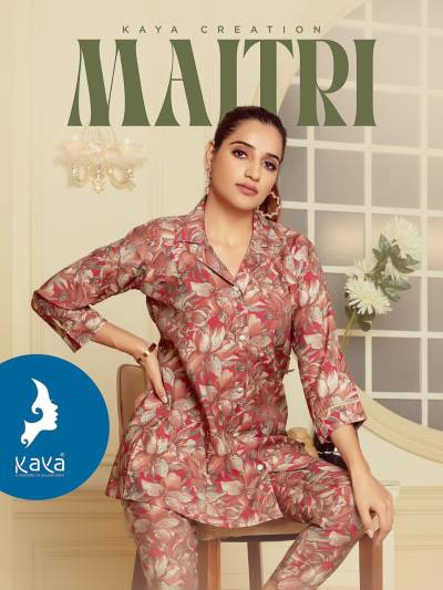 Maitri By Kaya Designer Co-ord Set Collection